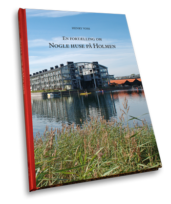 Bogdesign af bog om holmen i København med grafisk design